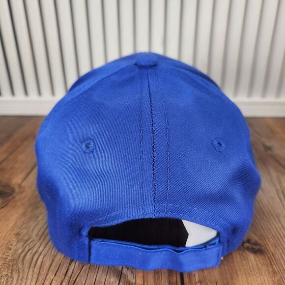 McDonald's Monopoly 2012 Hat Cap Strap Back Blue Promotion Employee Embroidered - Picture 5 of 11